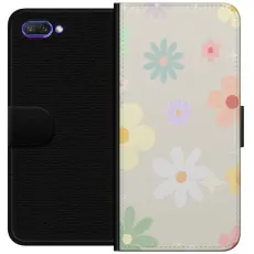 Gustaf - Pl&aring;nboksfodral till Honor 10 med fejdande blommor