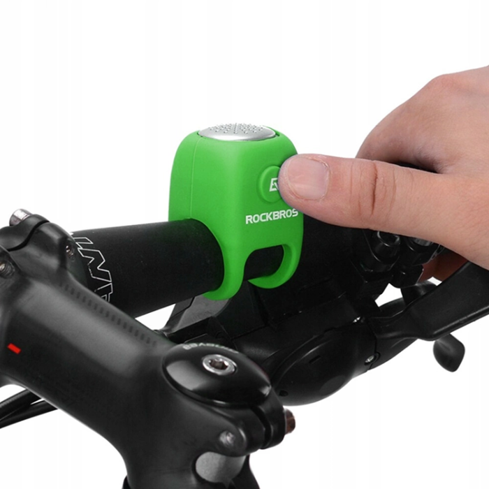 Rockbros - Rockbros Elektronisk Cykel Ring klocka - Grön
