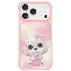 NIMMY - Nimmy iPhone 17 Mobilskal Big Eyed Pet 2.0 Dog - Rosa