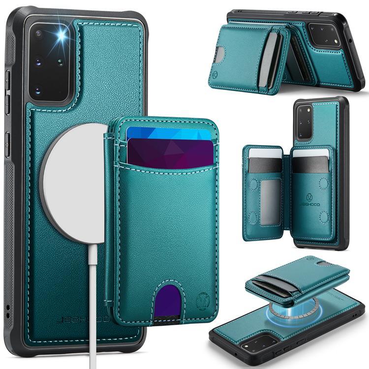 JEEHOOD Mobilskal till Samsung Galaxy S20 Plus Konstläder - Blå | 2353 | AlltMobil