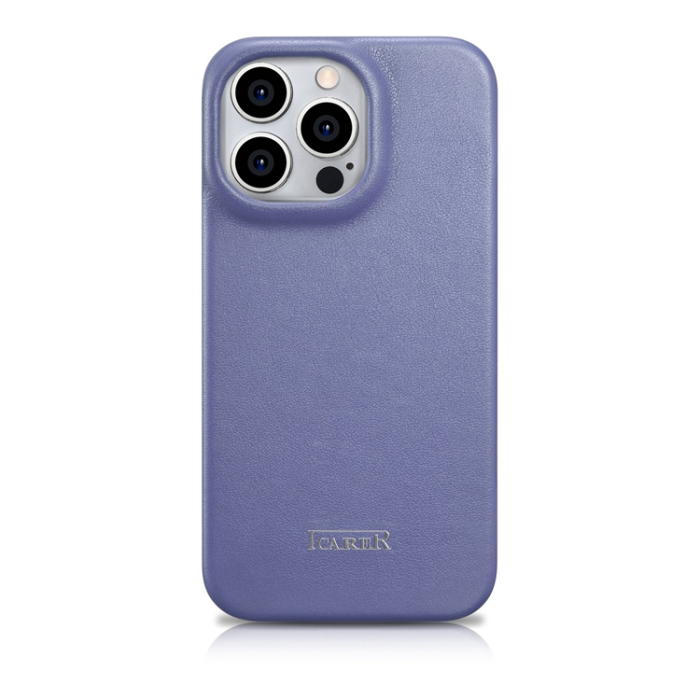 ICARER - iCarer iPhone 14 Pro Max Plånboksfodral MagSafe CE Äkta Läder