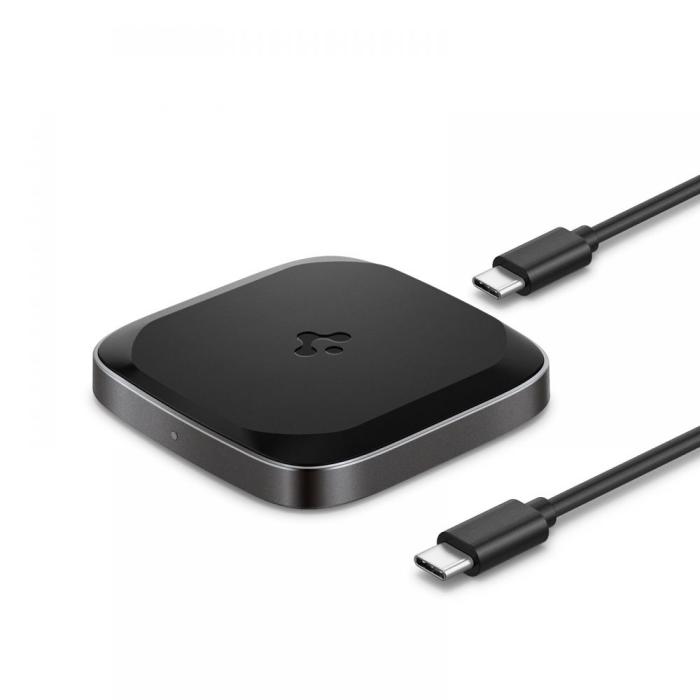 UTGATT - Spigen Powerarc Trådlös laddare 15W - Svart