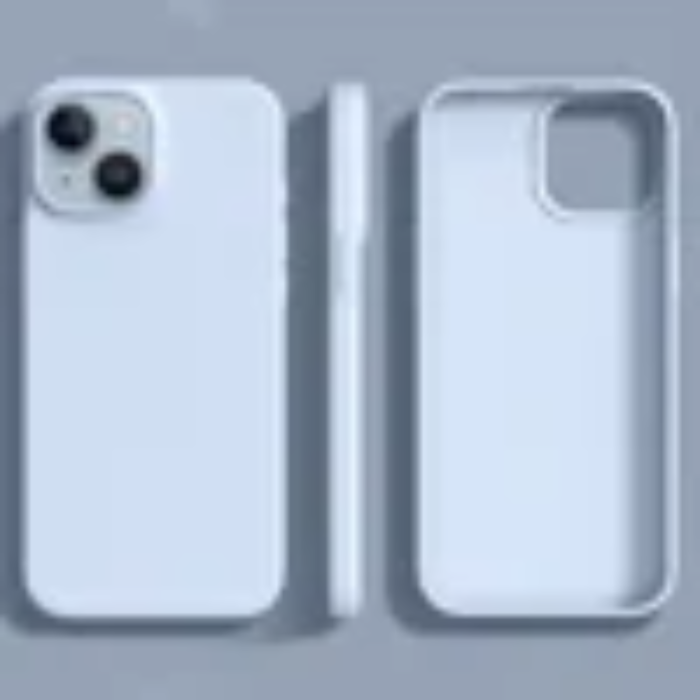 A-One Brand - Mobilskal till iPhone 15 Ultra Thin Silikon - Cloud Blå