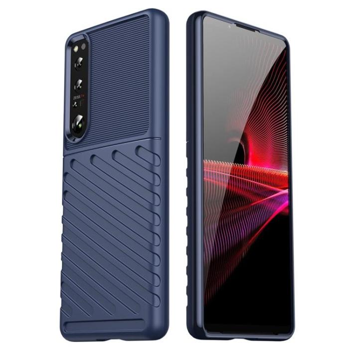 UTGATT1 - Sony Xperia 1 IV Skal Thunder Twill - Blå