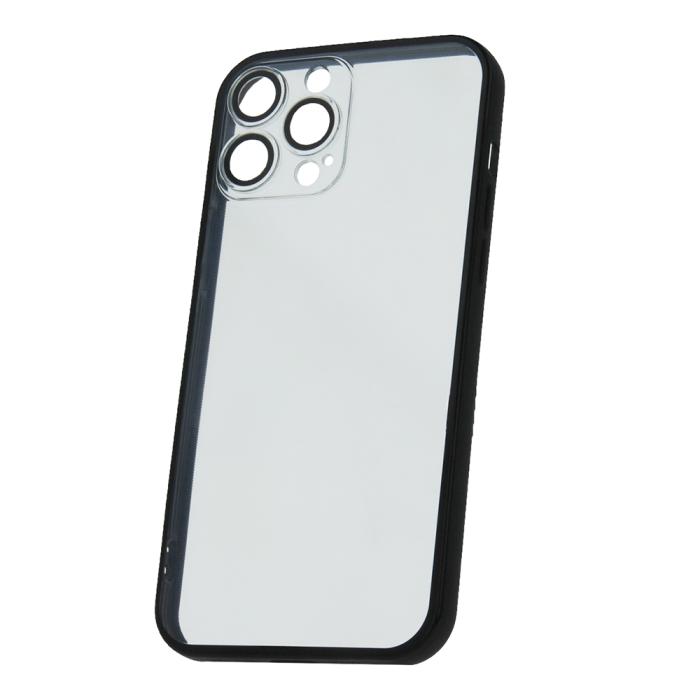 OEM - iPhone 12 Svart Kantfodral Skyddande Mobilskal