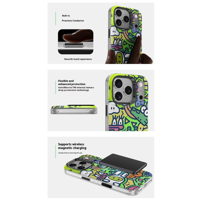Benks - BENKS iPhone 17 Pro Max Mobilskal MagSafe Cartoon Pattern