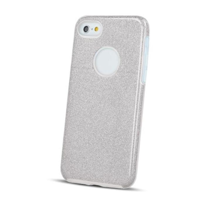 OEM - iPhone 16 Pro Max Mobilskal Glitter 3in1 - Silver