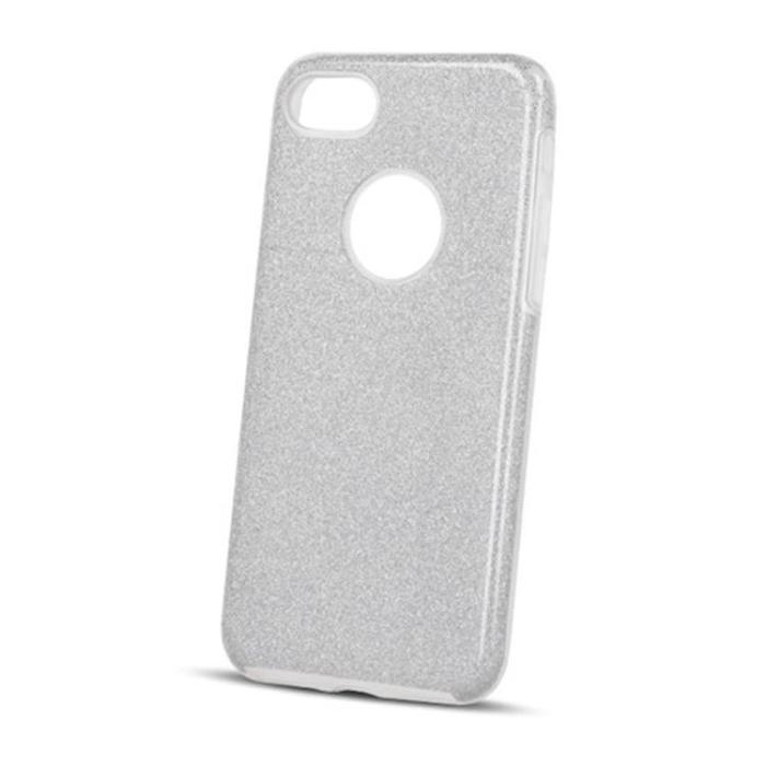 OEM - iPhone 16 Pro Max Mobilskal Glitter 3in1 - Silver