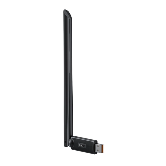 BASEUS - Baseus USB network card 300Mb/s - Svart