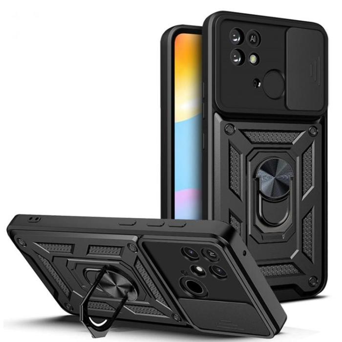 UTGATT - Camshield Pro Skal Xiaomi Redmi 10C - Svart