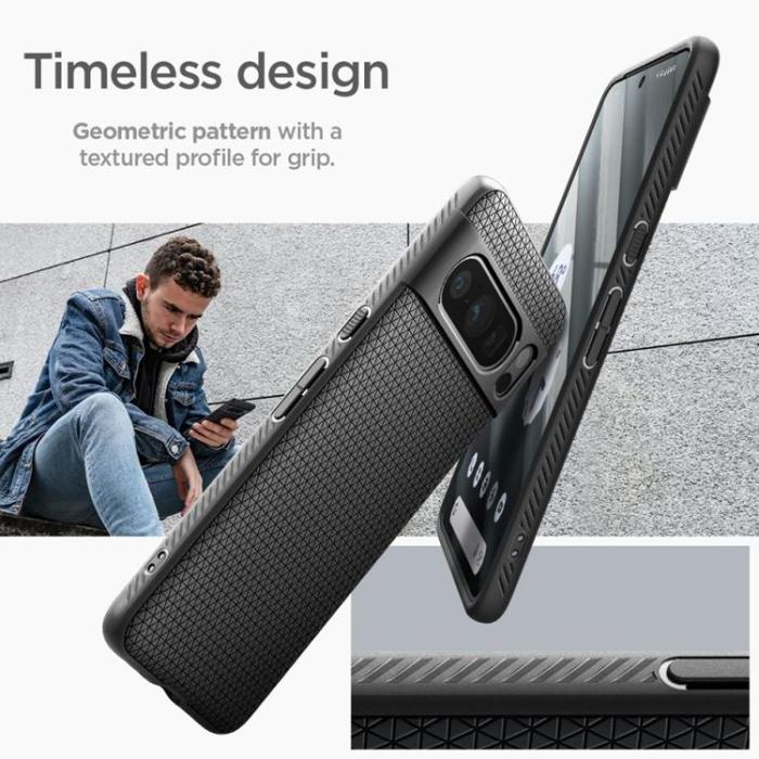 Spigen - Spigen Google Pixel 8 Pro Mobilskal Liquid Air - Matte Svart