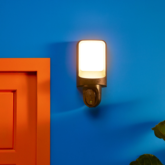 Wiz - WiZ WiFi Smart Vägglampa Utomhus med inbyggd kamera