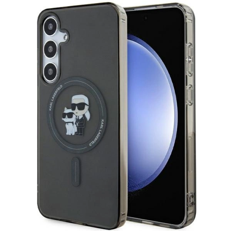 Karl Lagerfeld Galaxy S24 Mobilskal Magsafe IML Choupette - Svart | 2353 | AlltMobil
