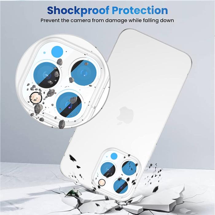 OEM - [2-PACK] Skärmskydd iPhone 14 Pro Kameralinsskydd i Härdat glas Clear
