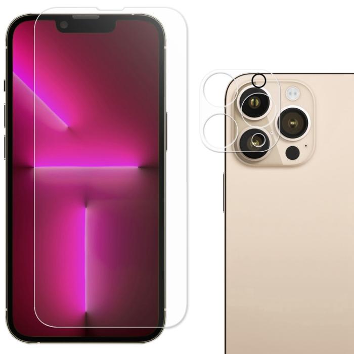 OEM - [2-PACK] Skärmskydd iPhone 14 Pro Kameralinsskydd i Härdat glas Clear