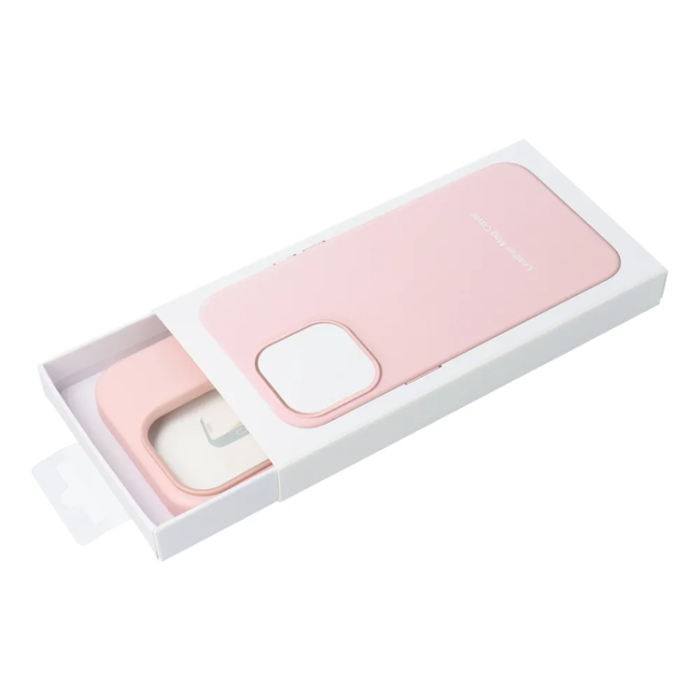OEM - iPhone 15 Pro Mobilskal Magsafe Läder - Rosa
