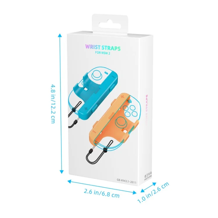 JYS - [2-Pack] JYS Nintendo Switch 2 Joy-Con Grip Handtag - Svart