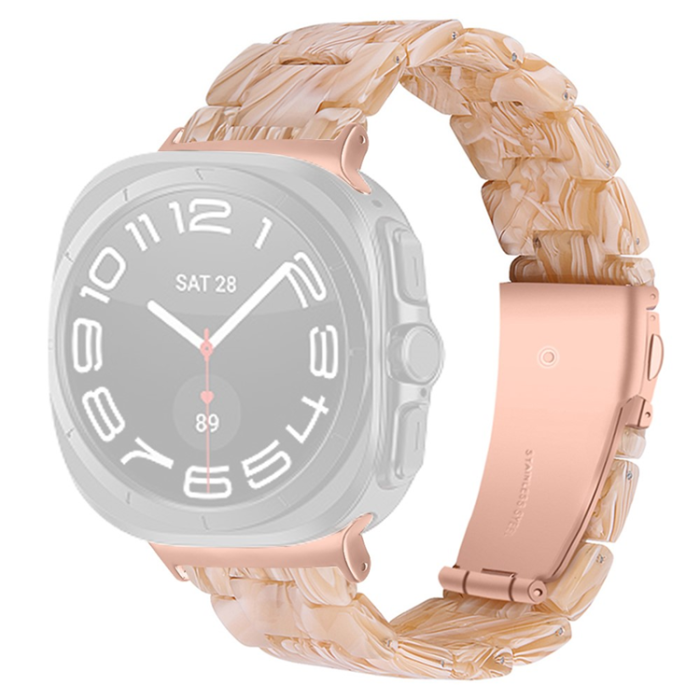 A-One Brand - Galaxy Watch 8/8 Classic (40/44/46mm) Armband Acrylic Vattentät Resin