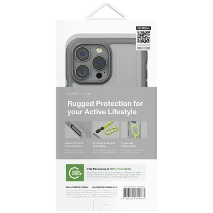 UNIQ - UNIQ iPhone 16 Pro Max Mobilskal MagSafe Combat Active - Grå