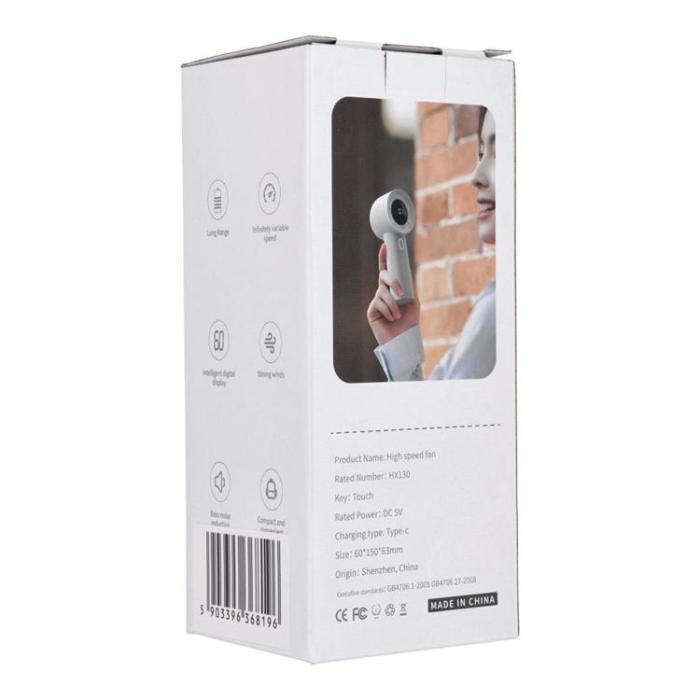 OEM - Bärbar fläkt HX-130 - Vit