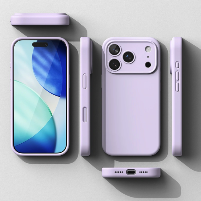 Ringke - Ringke iPhone 17 Pro Max Mobilskal Magsafe Magnetic Silikon - Ljuslila