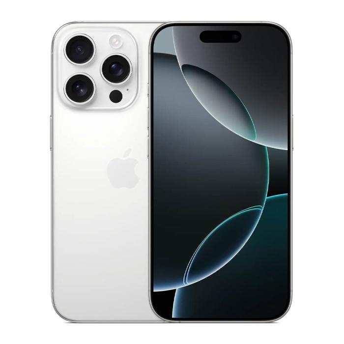 Apple - Apple iPhone 16 Pro - 8GB - 128GB - Vitt Titan
