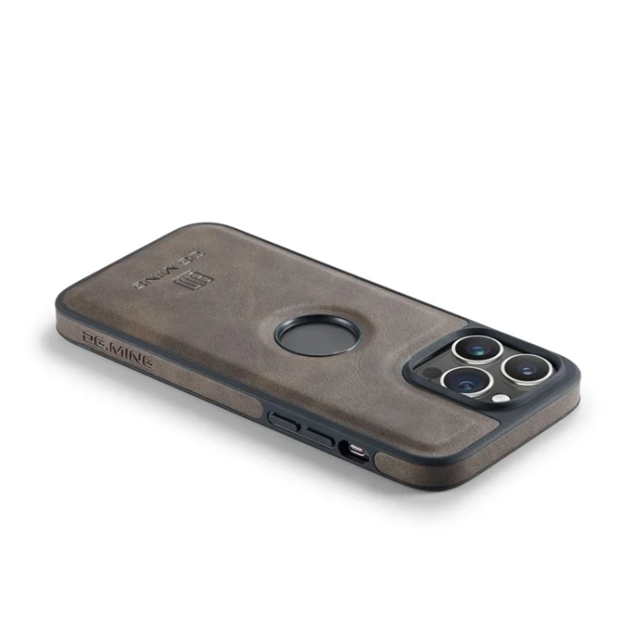 DG.MING - DG.MING iPhone 16 Pro Mobilskal Anti-Drop Läder - Coffee