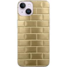 iSecrets - Mobilskal till Apple iPhone 14 Plus med Gyllene Murstenar