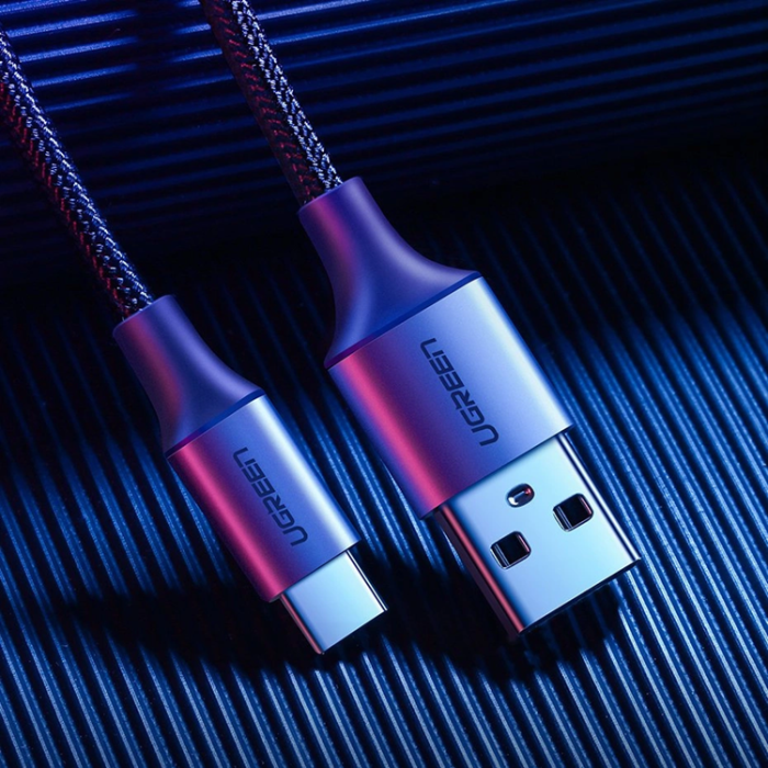 Ugreen - Ugreen USB-C till USB-A kabel Snabbladdning 2m 3A - Grå