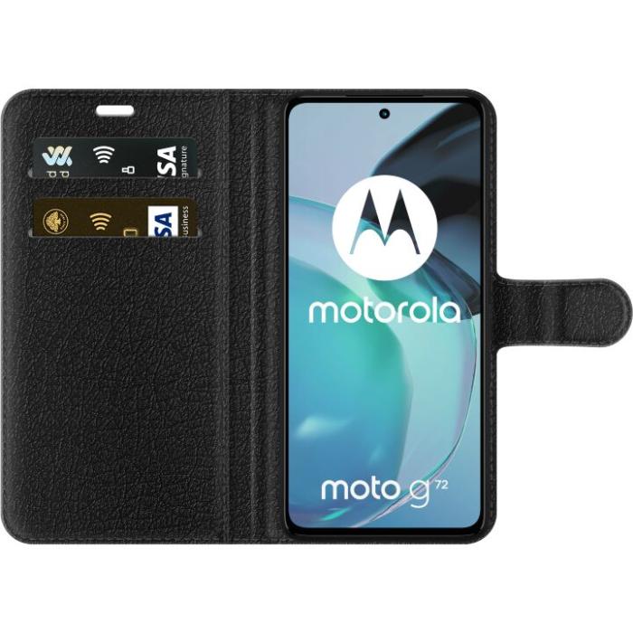 iSecrets - Plånboksfodral till Motorola Moto G72 med Blommigt