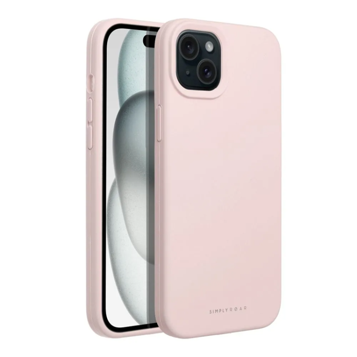 Roar - Roar iPhone 15 Plus Mobilskal Roar Cloud Skin - Rosa
