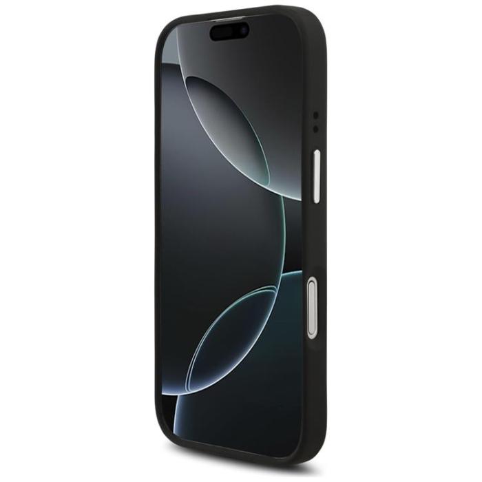 Guess - Guess iPhone 17 Mobilskal Grained Big 4G Classic Logo - Svart