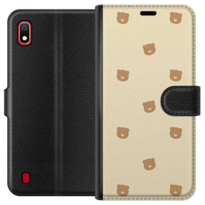 iSecrets - Plånboksfodral till Samsung Galaxy A10 med Björnmönster