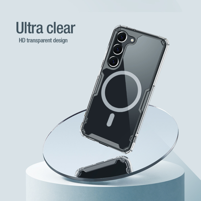 Nillkin - Nillkin Galaxy S23 Plus Mobilskal Magsafe Nature Pro - Clear