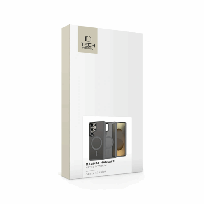 Tech-Protect - Tech-Protect Galaxy S25 Ultra Mobilskal Magsafe Magmat - Titanium