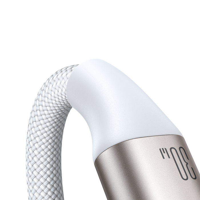 Joyroom - Joyroom 2in1 Lightning Kabel Och Inductive Laddare 1.5m - Vit