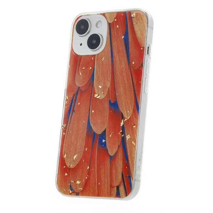 OEM - iPhone 12/12 Pro Mobilskal Guld Glam - Orange