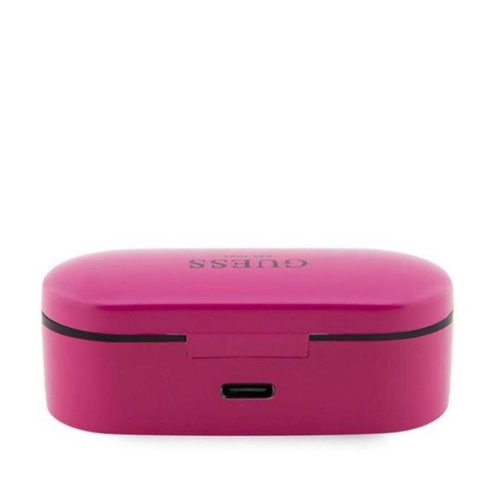 Guess - Guess TWS Bluetooth 5.0 Hörlurar + Dockningsstation - Magenta
