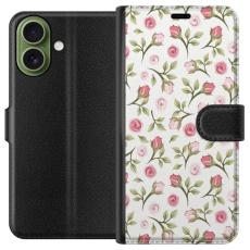 Gustaf - Pl&aring;nboksfodral till Apple iPhone 17 med Blommigt