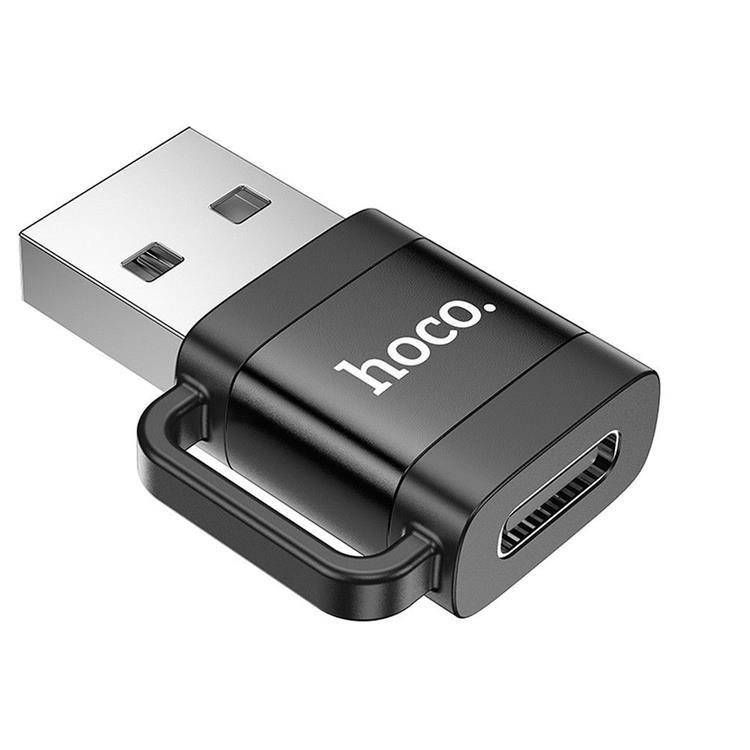 Hoco Adapter OTG USB-A Till USB-C 3A UA31D - Svart | 505295 | AlltMobil