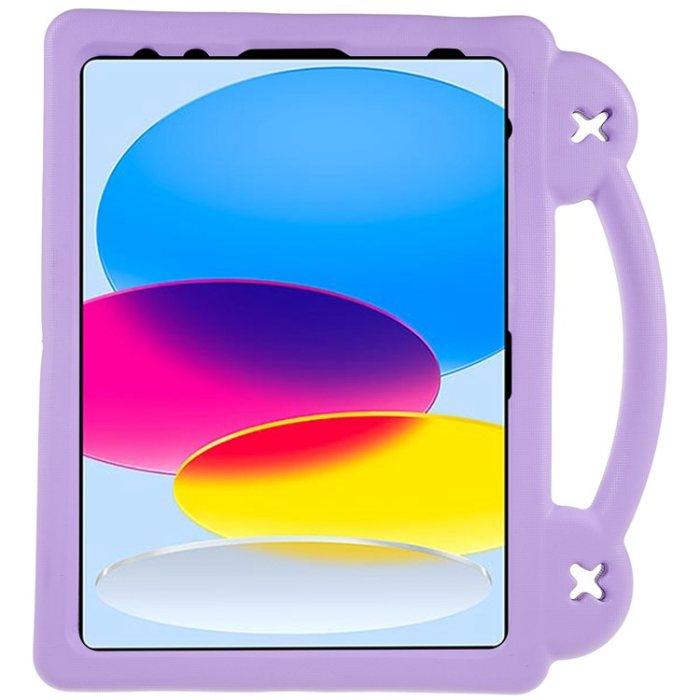 UTGATT1 - iPad 10.9 (2022) Skal EVA Kickstand Shockproof - Lila