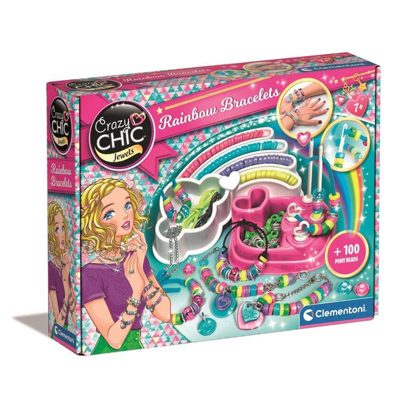 CLEMENTONI Crazy Chic Bracelets Rainbow