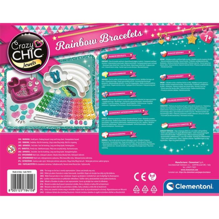 CLEMENTONI - CLEMENTONI Crazy Chic Bracelets Rainbow