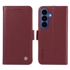 YIKATU - YIKATU Pl&aring;nboksfodral f&ouml;r Samsung Galaxy S26 Plus Konstl&auml;der St&auml;ll - Vinr&ouml;d