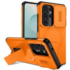 OEM - Mobilskal f&ouml;r Samsung Galaxy S26 Ultra Magnetiskt Kickstand - Orange