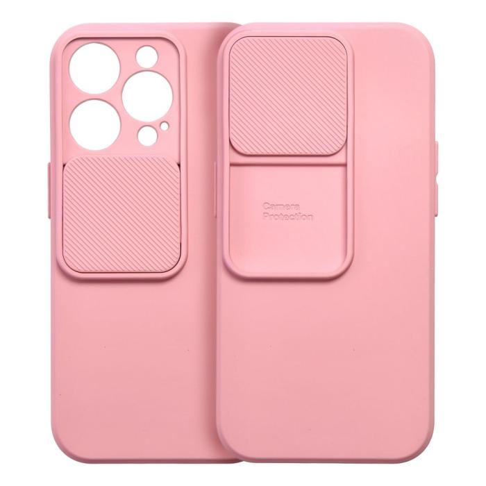 OEM - SLIDE skal för iPhone 14 Plus i ljusrosa