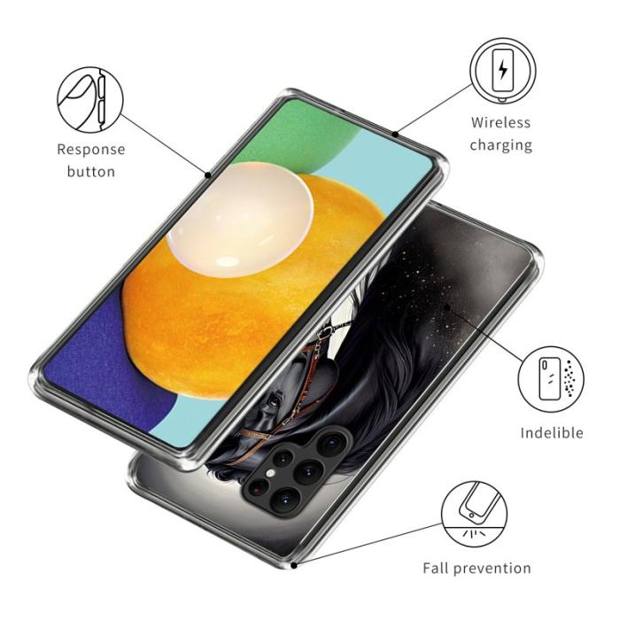 OEM - Mobilskal för Samsung Galaxy S26 Ultra Mönstertryck TPU - Häst