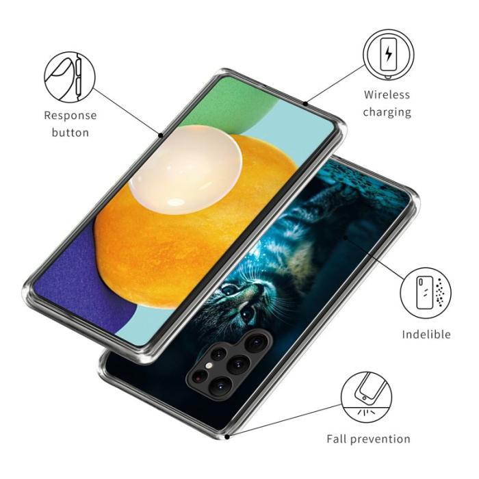 OEM - Mobilskal för Samsung Galaxy S26 Ultra Mönstertryck TPU - Katt