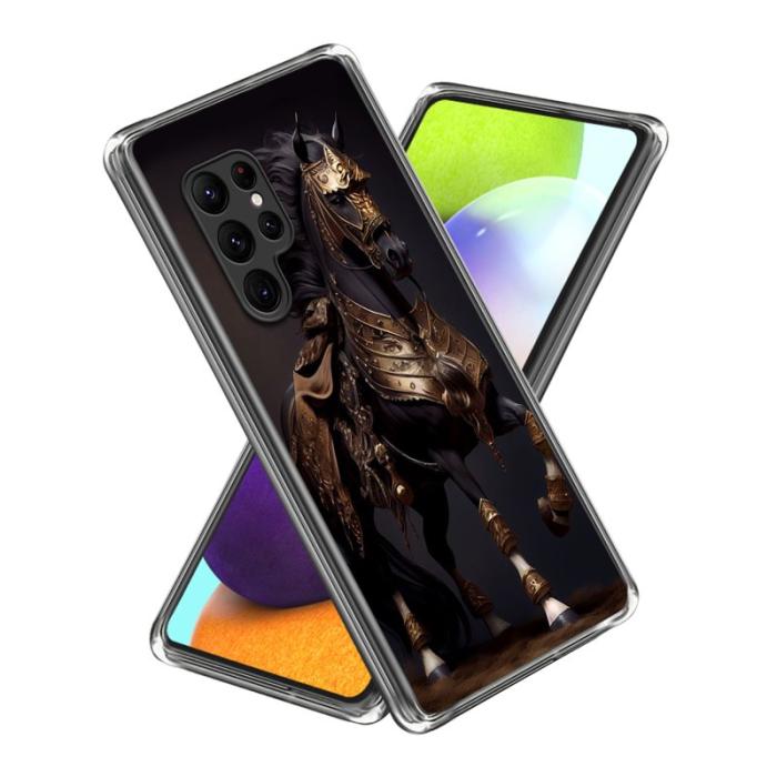 OEM - Mobilskal för Samsung Galaxy S26 Ultra Mönstertryck TPU - Maskerad Häst