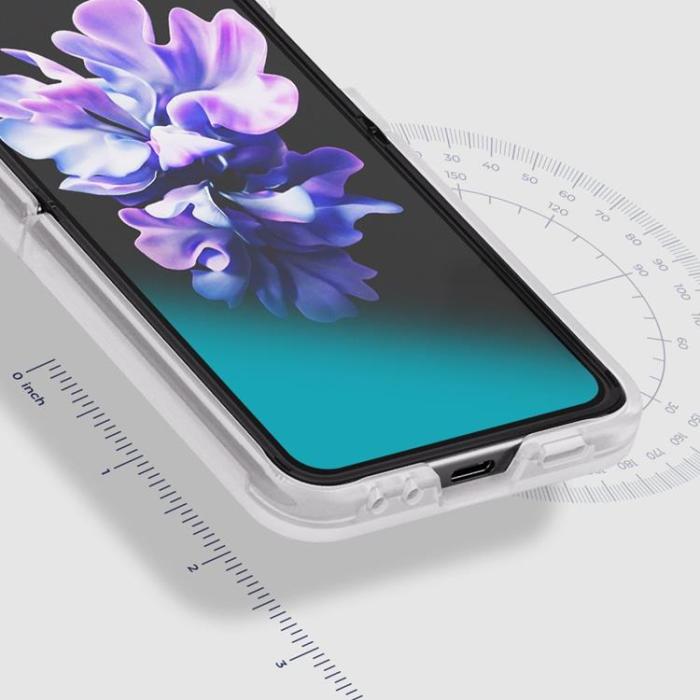 Whitestone - Whitestone Galaxy Z Flip 5 Härdat Glas Skärmskydd Premium